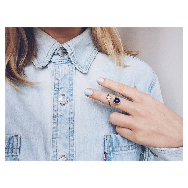 Air Amulet Ring // Moonstone