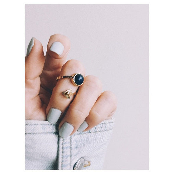 Air Amulet Ring // Turquoise