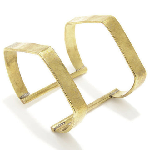 Double Temple Cuff // Gold