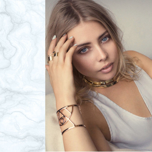 Aurora Duality Collar // Silver