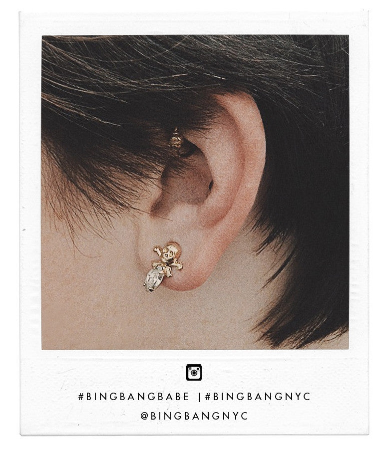 Memento Mori Skull Studs // SALE