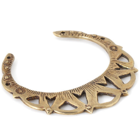 Rising Moon Cuff // Brass