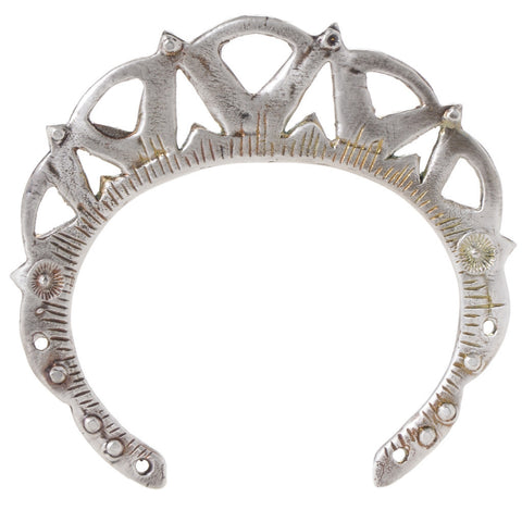 Rising Moon Cuff // Silver