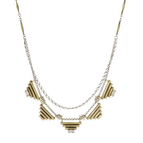 Five Sacred Pyramids Necklace
