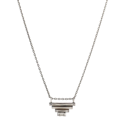Sacred Pyramid Pendant // Silver