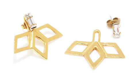 Temple Ray Studs // Gold