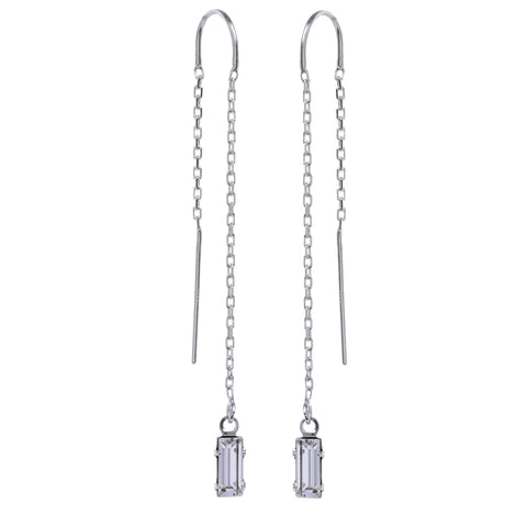Baguette Threader Earrings