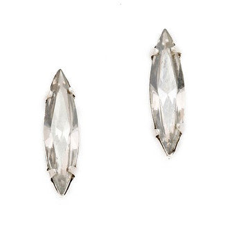 Crystal Shard Studs // Clear Crystal