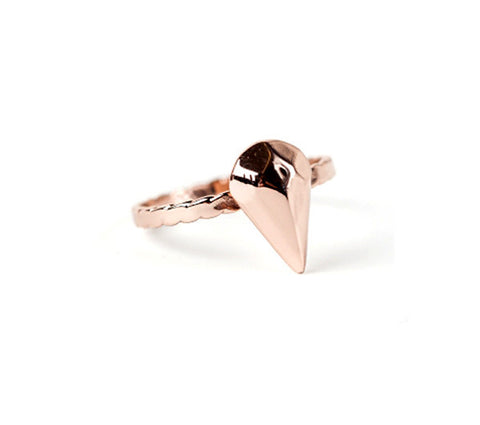 Diamond Teardrop Ring // SALE