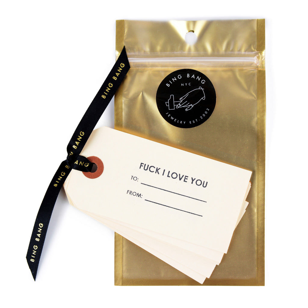 'FUCK I LOVE YOU' - Rubber Stamp