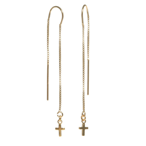 Cross Threader Earrings
