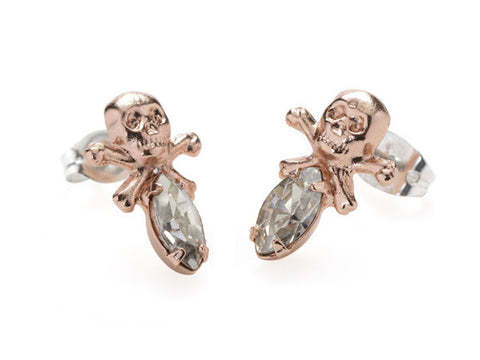 Memento Mori Skull Studs // SALE